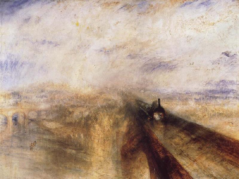 Joseph Mallord William Turner Rain,Steam and Speed The Great Western Railway china oil painting image